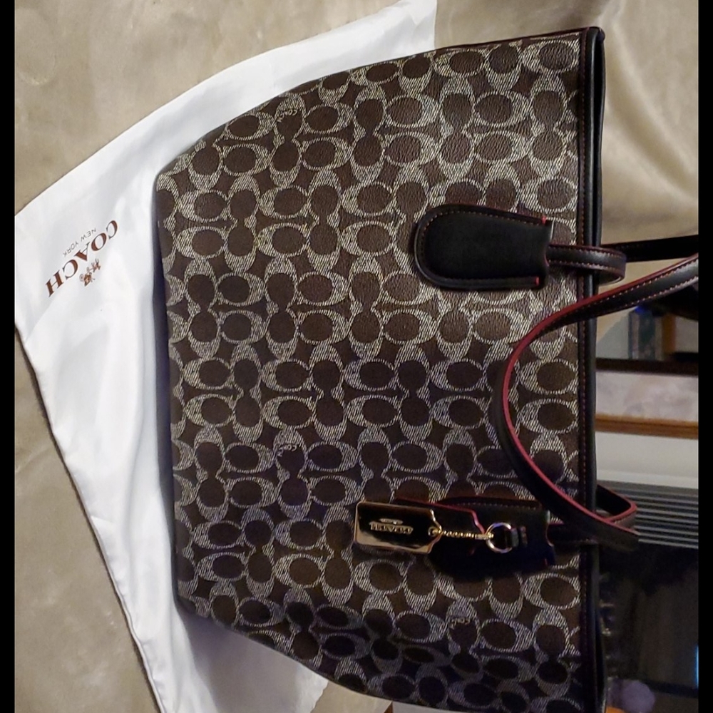 Light used coach bag